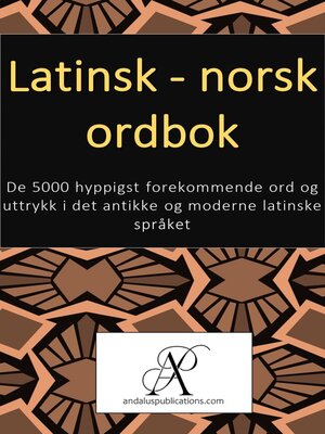 cover image of Latinsk--norsk ordbok